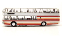 Модель автобус Neoplan NH 22L Skyliner (1983) silver/red 1/43 IXO/BUS033LQ, масштабная модель, Volkswagen, scale43