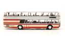 Модель автобус Neoplan NH 22L Skyliner (1983) silver/red 1/43 IXO/BUS033LQ, масштабная модель, Volkswagen, scale43