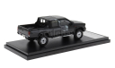 Модель NISSAN DATSUN 4WD DOUBLE CAB (1985) black 1:43 Hi-Story, масштабная модель, scale43