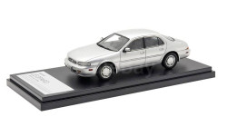 Модель NISSAN LEOPARD J.FERIE Тип X (1992) silver 1:43 HI-STORY/GICO