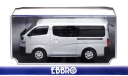 Модель NISSAN NV350 CARAVAN VAN DX (2012) silver 1:43 EBBRO, масштабная модель, scale43