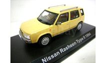 Модель NISSAN RASHEEN AWD Type II (1994) yellow 1:43 NOREV, масштабная модель, scale43