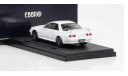 Модель Nissan Skyline GT-R (R32) 1989 г. white/белый 1:43 EBBRO, масштабная модель, scale43