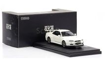 Модель Nissan Skyline GT-R R34 Vspec II Coupe white/белый 1:43 EBBRO, масштабная модель, scale43