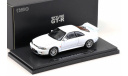 Модель Nissan Skyline GT-R (R33) VSpec 1995 белый 1/43 EBBRO, масштабная модель, scale43