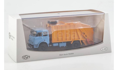 Модель мусоровоз Norba KI-12 (МАЗ-5334) 1:43 SSM, масштабная модель, scale43