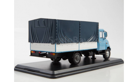 Модель ЗИЛ-3301М бортовой с тентом опытный (1992) 1:43 Modelpro, масштабная модель, scale43