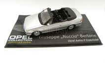 Модель OPEL ASTRA F BERTONE CABRIOLET OPEN (2001) silver 1:43, масштабная модель, scale43