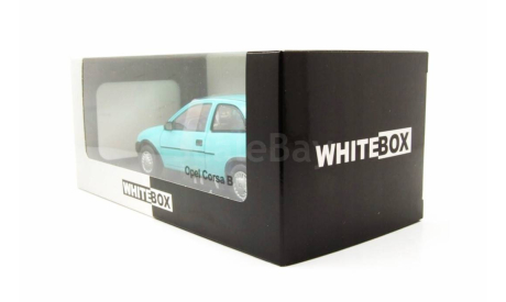 Модель OPEL CORSA B 1993 TURQUOISE 1:24 WhiteBoх, масштабная модель, WHITEBOX, 1/24