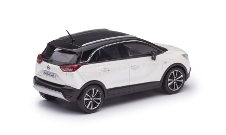 Модель Opel Crossland X 2018 белый с черным 1:43 i-SCALE, масштабная модель, scale43