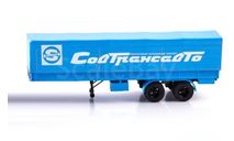 Модель полуприцеп МАЗ-5205 с тентом 1:43 SSM, масштабная модель, scale43