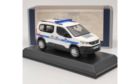Модель Peugeot Rifter 2019 ’Police Nationale’ 1:43 Norev, масштабная модель, scale43