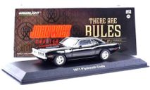 Модель Plymouth Cuda (1971) черный Фильм John Wick 4 1:43 Greenlight, масштабная модель, Greenlight Collectibles, scale43