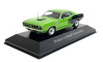 Модель Plymouth Hemi Cuda 1971 green/black 1:43 DEAGOSTINI/MEXICO, масштабная модель, scale43, Chevrolet