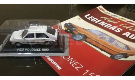 Модель FSO POLONEZ 1500 white 1:43 DeA Hungary, масштабная модель, DeAgostini, scale43