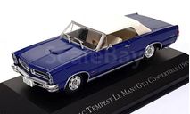 Модель PONTIAC TEMPEST GTO (1965) blue/white 1:43 PCT/DEAGOSTINI, масштабная модель, scale43