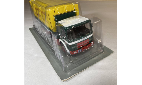 Модель RABA 832.13 бортовой с тентом LEGENDAS TEHERSUTOK A MULTBOL 1/43 DEA, масштабная модель, Volvo, DEAGOSTINI, scale43