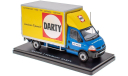 Модель Renault Master 2 (2009) Fourgon синий с желтым 1:43 Hachette, масштабная модель, scale43