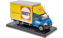 Модель Renault Master 2 (2009) Fourgon синий с желтым 1:43 Hachette, масштабная модель, scale43