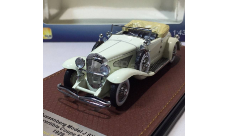 Модель Duesenberg J Convertible Coupe 1929 1/43 GLM, масштабная модель, scale43