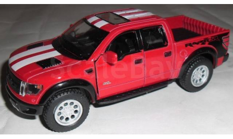 FORD F-150 RAPTOR 6.2L V (2013) 1/43 KINSMART, масштабная модель, scale43