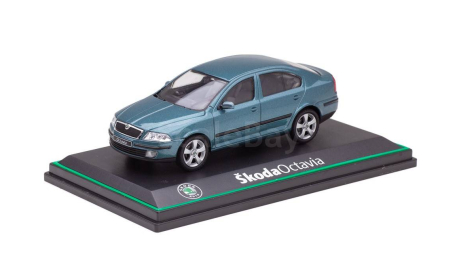 Модель Skoda Octavia (2004) met. green island 1:43 ABREX, масштабная модель, scale43, Škoda