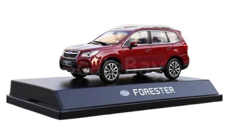 Модель SUBARU FORESTER (2017) AWD red met. 1:43 DEALER BOX, масштабная модель, scale43