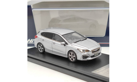 Модель SUBARU IMPREZA SPORT 2.0i-S EyeSight (2016) silver 1:43 HI-STORY, масштабная модель, scale43