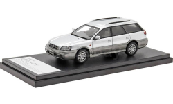 Модель SUBARU LEGACY LANCASTER 4WD 6 silver 1:43 HI-STORY