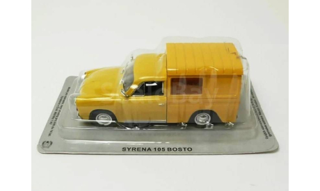 Модель FSO SYRENA 105 BOSTO yellow 1:43 DeA/Hungary, масштабная модель, DeAgostini, scale43