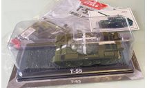 Модель танк Т-55 1/43 MODIMIO/НАШИ ТАНКИ, масштабные модели бронетехники, DeAgostini, scale43, СУ