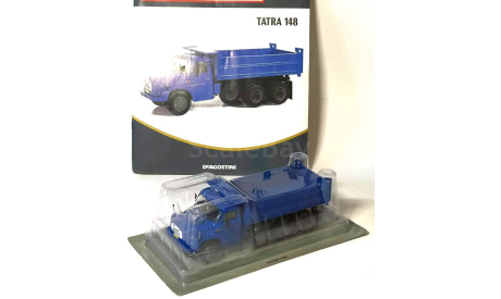 Модель TATRA 148 самосвал синий 1:43 DEAGOSTINI/HUNGARY, масштабная модель, scale43, Mercedes-Benz