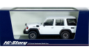 Модель TOYOTA LAND CRUISER 70 AX (2023) white 1:43 HI-STORY, масштабная модель, scale43