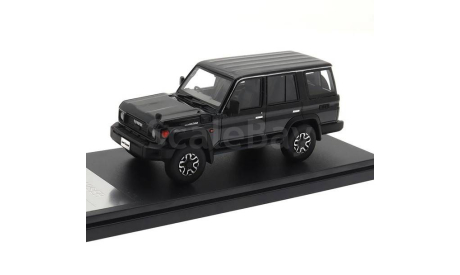 Модель Toyota Land Cruiser 70AX (2023) black 1:43, масштабная модель, HI-STORY, scale43