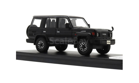 Модель Toyota Land Cruiser 70AX (2023) black 1:43, масштабная модель, HI-STORY, scale43