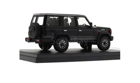 Модель Toyota Land Cruiser 70AX (2023) black 1:43, масштабная модель, HI-STORY, scale43
