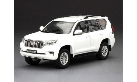 Модель Toyota Land Cruiser Prado 150 (2018) white 1:43 VITESSE, масштабная модель, scale43