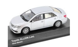 Модель TOYOTA ALLION (LATE) 2001 silver metallic 1:43 KYOSHO