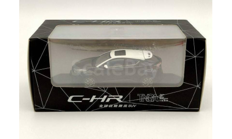 Модель TOYOTA C-HR SUV (2018) черный с белым 1:43 CHINA DEALER, масштабная модель, scale43
