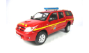 Модель TOYOTA HILUX PICK-UP CLOSED MEURTHE & MOSELLE FIRE ENGINE 2014 1:43 HACHETTE, масштабная модель, scale43