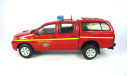Модель TOYOTA HILUX PICK-UP CLOSED MEURTHE & MOSELLE FIRE ENGINE 2014 1:43 HACHETTE, масштабная модель, scale43
