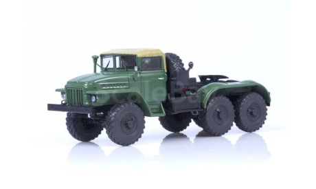 Модель УРАЛ-375С (тентованная кабина) сед. тягач 1:43 АИСТ, масштабная модель, SSM, scale43
