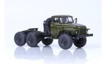 Модель УРАЛ-377С 6х4 седельный тягач 1965 г. (хаки)  1:43 АИСТ, масштабная модель, ЗИЛ, SSM, scale43