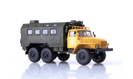 Модель УРАЛ-4320 кунг 1:43 АИСТ, масштабная модель, scale43