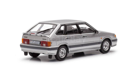 Модель ВАЗ-2114 LADA SAMARA серебристый мет. 1:43 ARMODEL, масштабная модель, DeAgostini, scale43