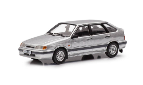 Модель ВАЗ-2114 LADA SAMARA серебристый мет. 1:43 ARMODEL, масштабная модель, DeAgostini, scale43