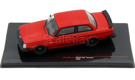 Модель Volvo 242 Custom (1980) красный 1/43 IXO/CLC549N.22, масштабная модель, scale43