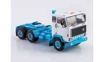 Модель Volvo F89 седельный тягач белый с голубым 1:43 SSM, масштабная модель, 1/43