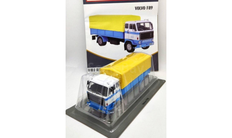 Модель VOLVO F89 бортовой с тентом 1:43 DEAGOSTINI/HU, масштабная модель, scale43