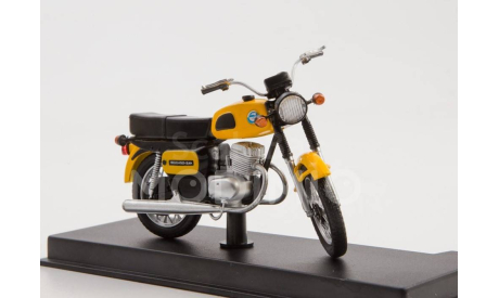 Модель мотоцикл ВОСХОД-3М желтый 1:24 MODIMIO, масштабная модель мотоцикла, Иж, scale24